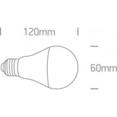 10W LED lemputė, A60,...