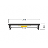 LED juostos profilis FIX16,...