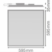 43W 60x60 panelė BIOLUX...