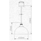 Pakabinamas vintažinio...