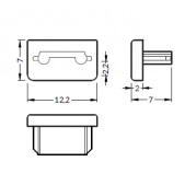 LED juostos profilio SLIM8...