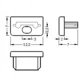 LED juostos profilio SLIM8...