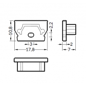 LED juostos profilio UNI12...