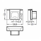 LED juostos profilio...