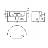 LED juostos profilio...