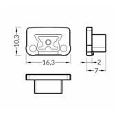 LED juostos profilio FLOOR8...