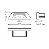 LED juostos profilio ARC12...