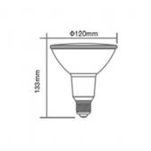 17W LED lemputė V-TAC, E27,...