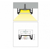 3m LED juostos profilis...