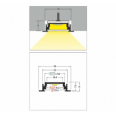 3m LED juostos profilis...