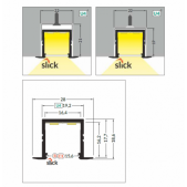 3m LED juostos profilis...