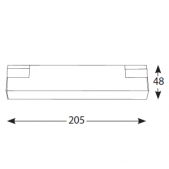 8W INSIGHT PLX šviestuvas į...