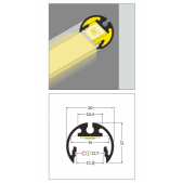3m LED juostos profilis...