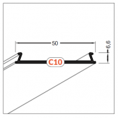 3m LED juostos profilio...