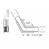 LED juostos profilio...