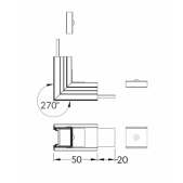 LED juostos profilio...