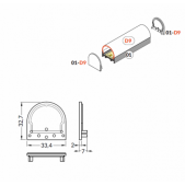 LED juostos profilio...