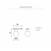 3,5W šviestuvas į...