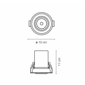 12W įleidžiamas šviestuvas...