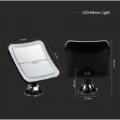 3W stalinis LED veidrodis...