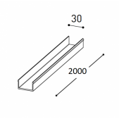 2m difuzorius BRIGHT LINE...