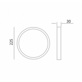 24W LED paviršinė panelė...