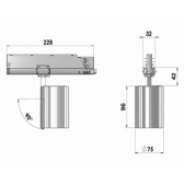11W akcentinis šviestuvas į...