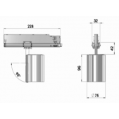 11W akcentinis šviestuvas į...