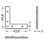LED profilio 90 laipsnių...