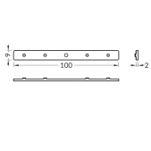 LED profilio tiesus...