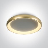 50W LED plafonas, aukso...