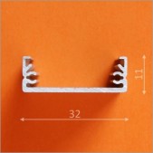 LED juostos profilis WIDE24...