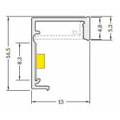 LED juostos profilis...