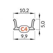 LED juostos profilio...