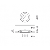 7W įleidžiama panelė MIX...