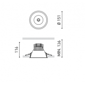 10W įleidžiamas šviestuvas...