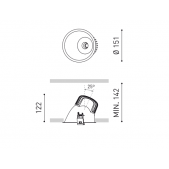 10W įleidžiamas šviestuvas...