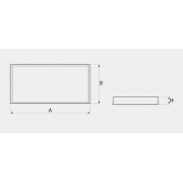 100W įleidžiama LED panelė...