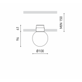9,3W įleidžiamas šviestuvas...