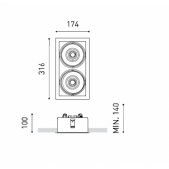 Įleidžiamas šviestuvas...