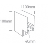 Magnetinių bėgelių kampinis...