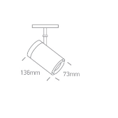 24W akcentinis šviestuvas į...