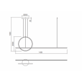46W pakabinamas šviestuvas...
