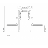 Užglaistomas magnetinės...