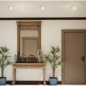 Užglaistomas GU10 lemputės...