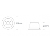 6W LED įleidžiamas...