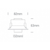 7W LED įleidžiamas...