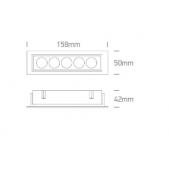 12W LED įleidžiamas...