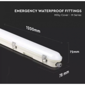 36W LED šviestuvas, 120cm,...