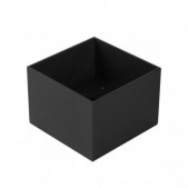 GU10 lemputės rėmelis, juodas